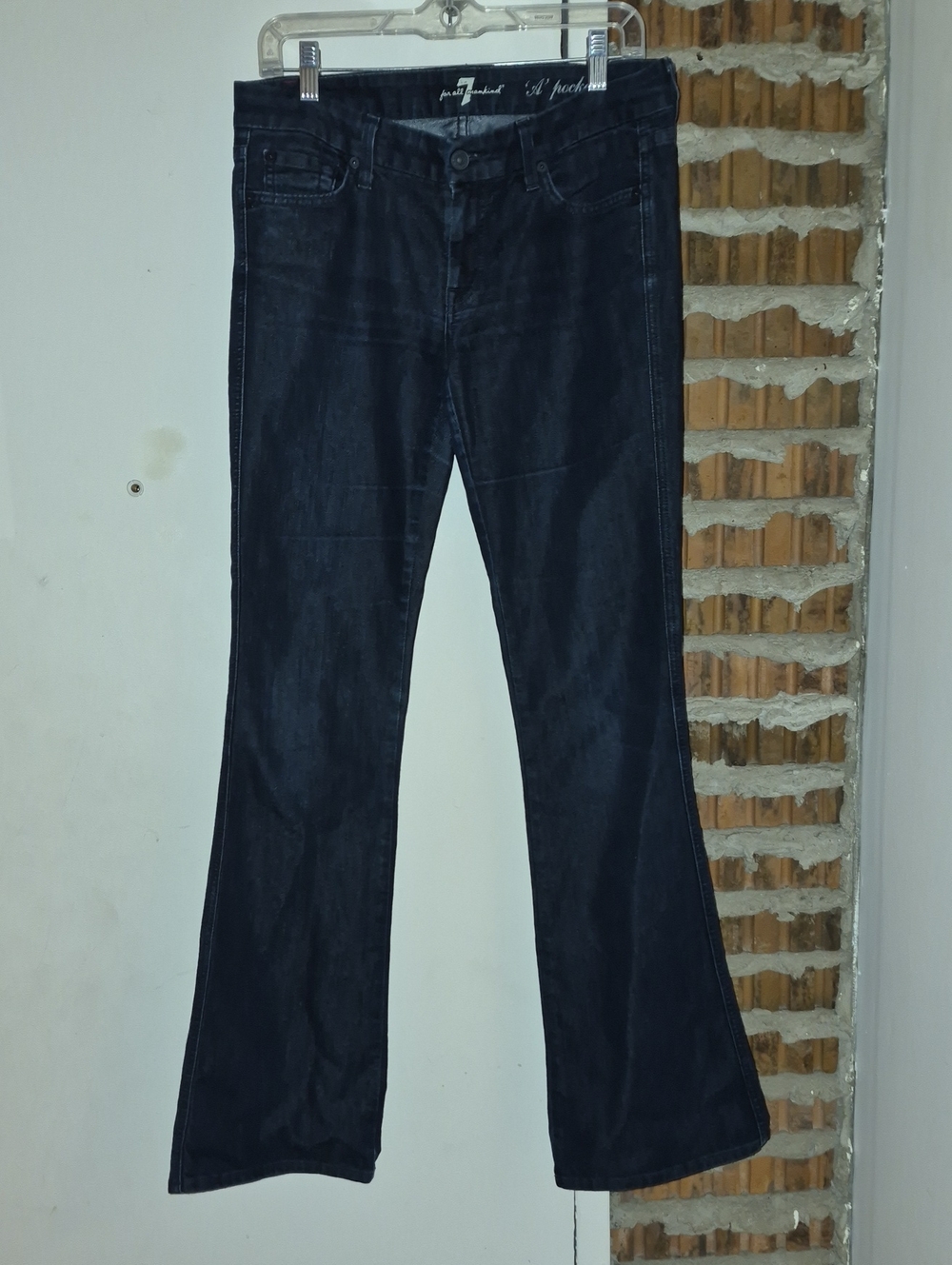 7 For All Mankind A Pocket Flared Jeans Women Size 28